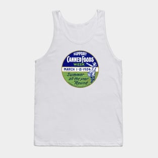 1924 Support Canned Foods Week Tank Top